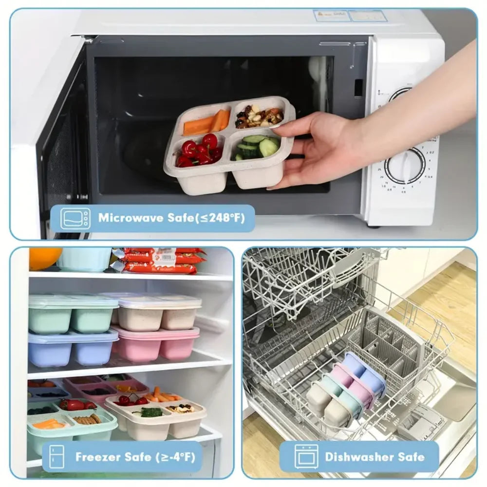 1pc-snack-container-stackable-4-compartment-lunch-box-with-lid-reusable-meal-prep-container-lightweight-lunch-container-