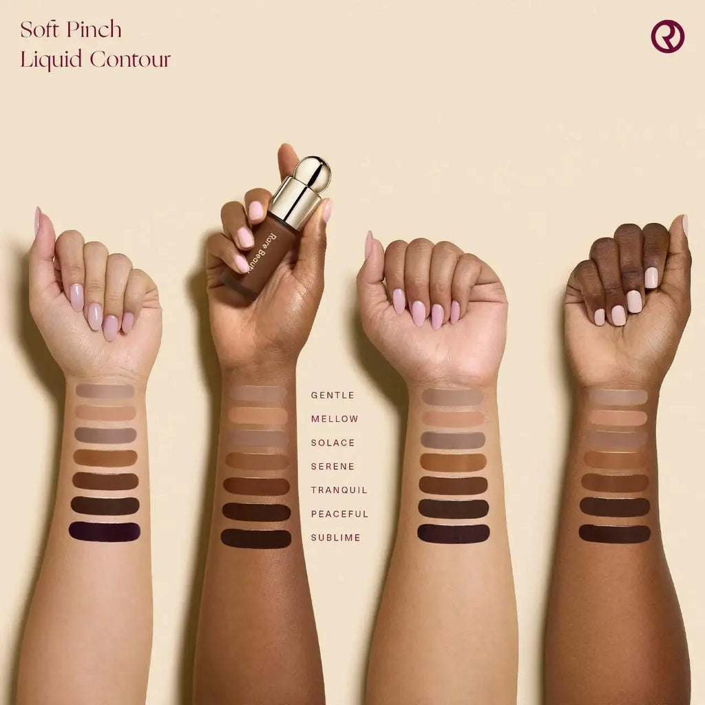 New Rare Beauty Contour Liquid Cosmetic Bronze Concealer Waterproof Oil Control Moisturizing Long Lasting Blusher Face Makeup