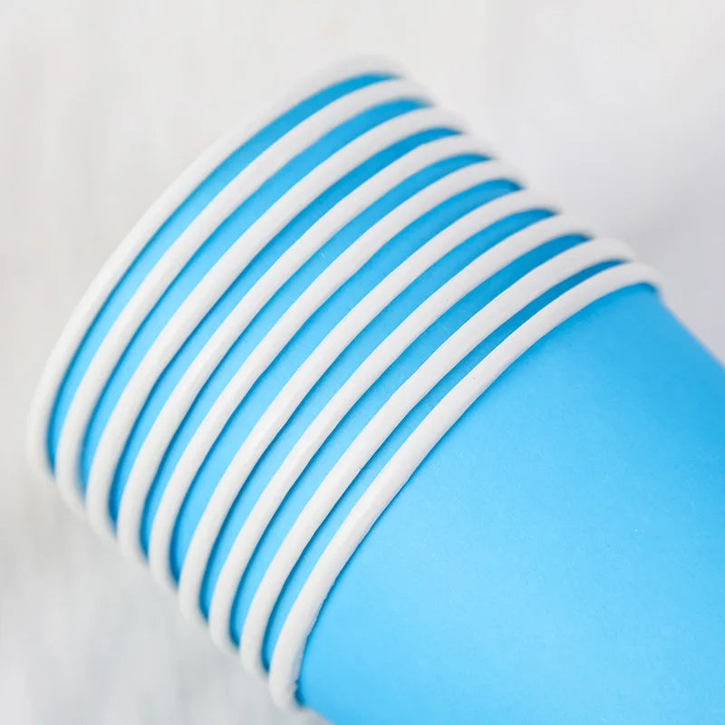 Paper Cups 250ml Family Party Supply Children Birthday Party Decorations Kids Party Supplies Cups Disposable Tableware Sets Cups