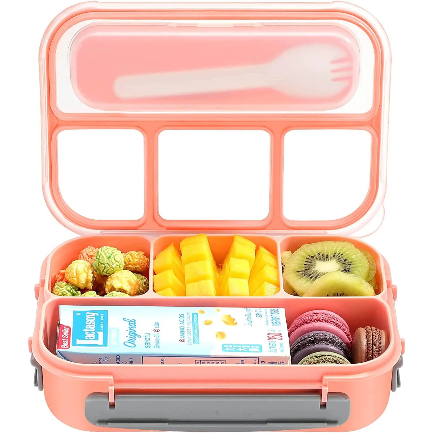 Lunch Box,Lunch Containers for Adults Kids Toddler,1.3L-4 Compartment Bento Box,Microwave/Dishwasher/Freezer Safe