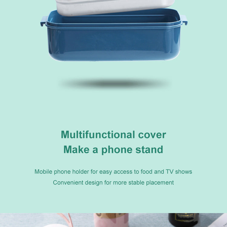 Stainless Steel Lunch Box Bento Double Layer Box Student Office Worker Food Container Microwae Heating Lunch Food Storage Box