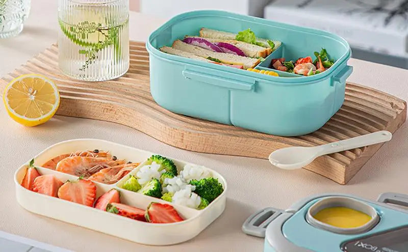 Lunch Box Container Snack Food Storage Container Leak Proof Insulated Food Jar Food Container for Sandwiches Salads Fruits