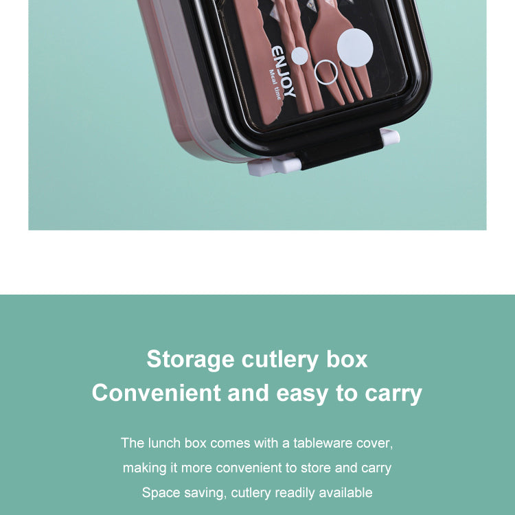 Stainless Steel Lunch Box Bento Double Layer Box Student Office Worker Food Container Microwae Heating Lunch Food Storage Box