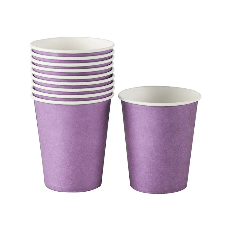 Paper Cups 250ml Family Party Supply Children Birthday Party Decorations Kids Party Supplies Cups Disposable Tableware Sets Cups