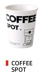 Coffee Cup Ceramics Paper Cup Design Milk Tea Cups Water Cups Hanging Ear Coffee Cups