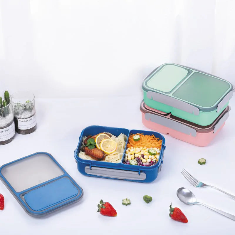Lunch Box,Lunch Containers for Adults Kids Toddler,1.3L-4 Compartment Bento Box,Microwave/Dishwasher/Freezer Safe