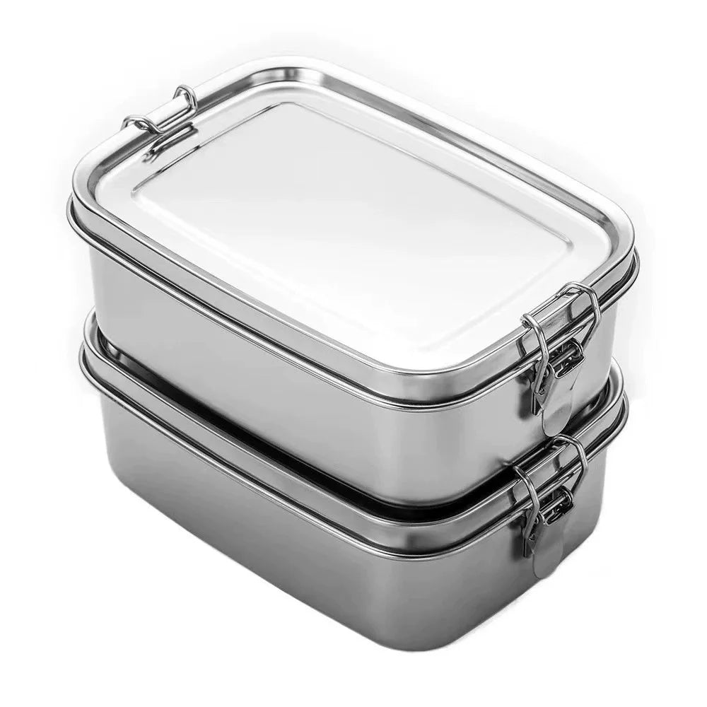 Stainless Steel Lunch Box for Kids And Adults, Portable Leak-Proof Bento Box, Travel Food Meal Prep Container Dishwasher Safe
