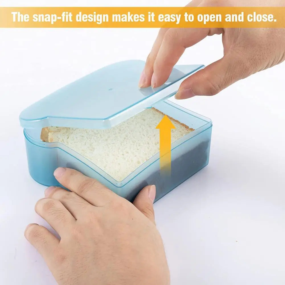 Lunch Container Wide Application Sandwich Case Plastic Storage  Practical Sushi Dessert Food Storage Box