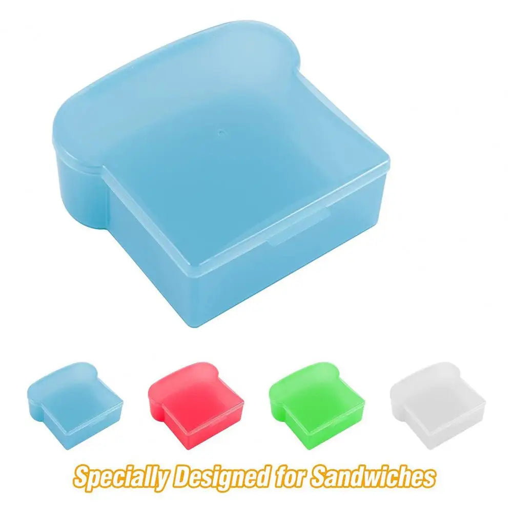 Lunch Container Wide Application Sandwich Case Plastic Storage  Practical Sushi Dessert Food Storage Box