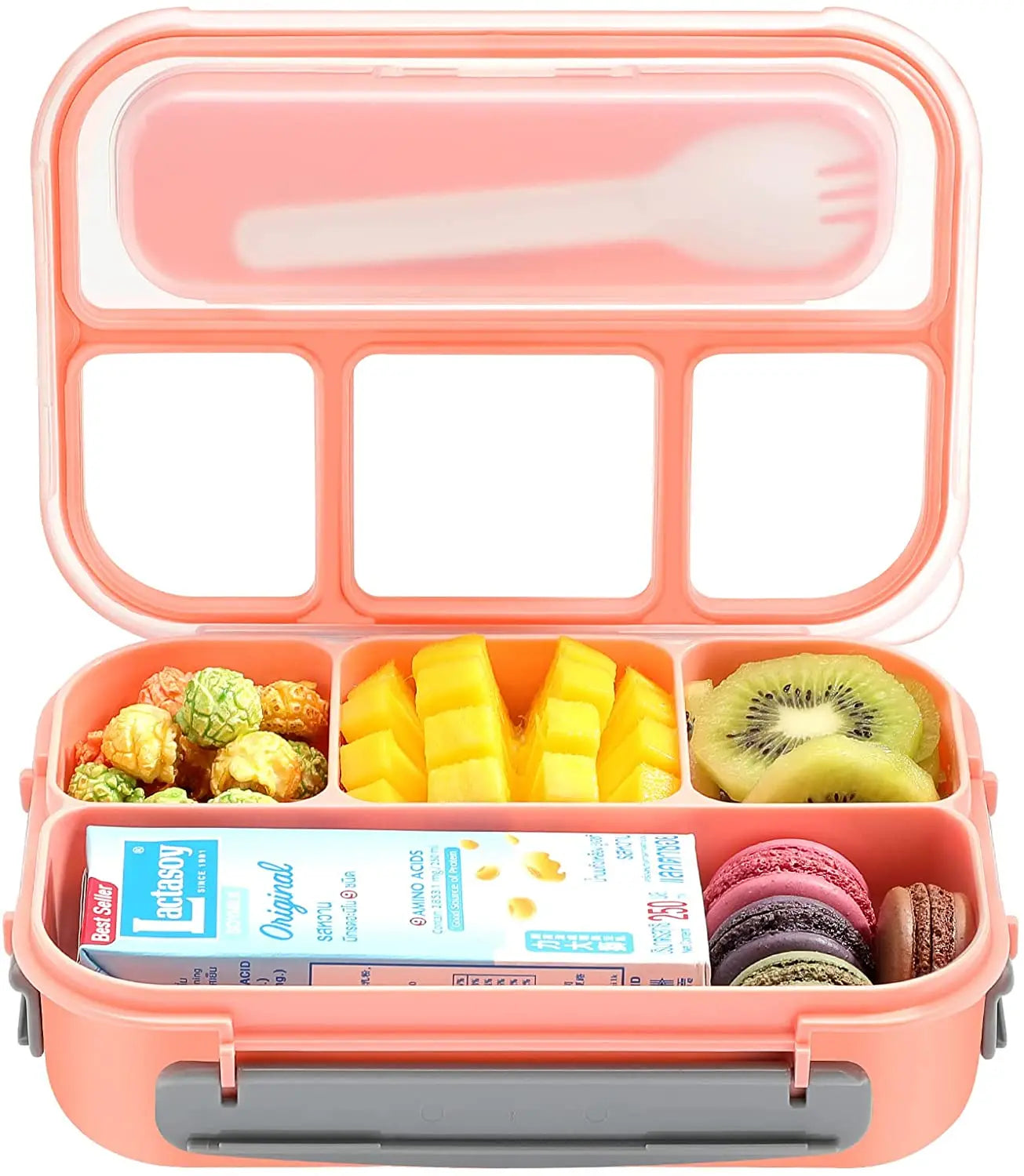 Lunch Box,Lunch Containers for Adults Kids Toddler,1.3L-4 Compartment Bento Box,Microwave/Dishwasher/Freezer Safe