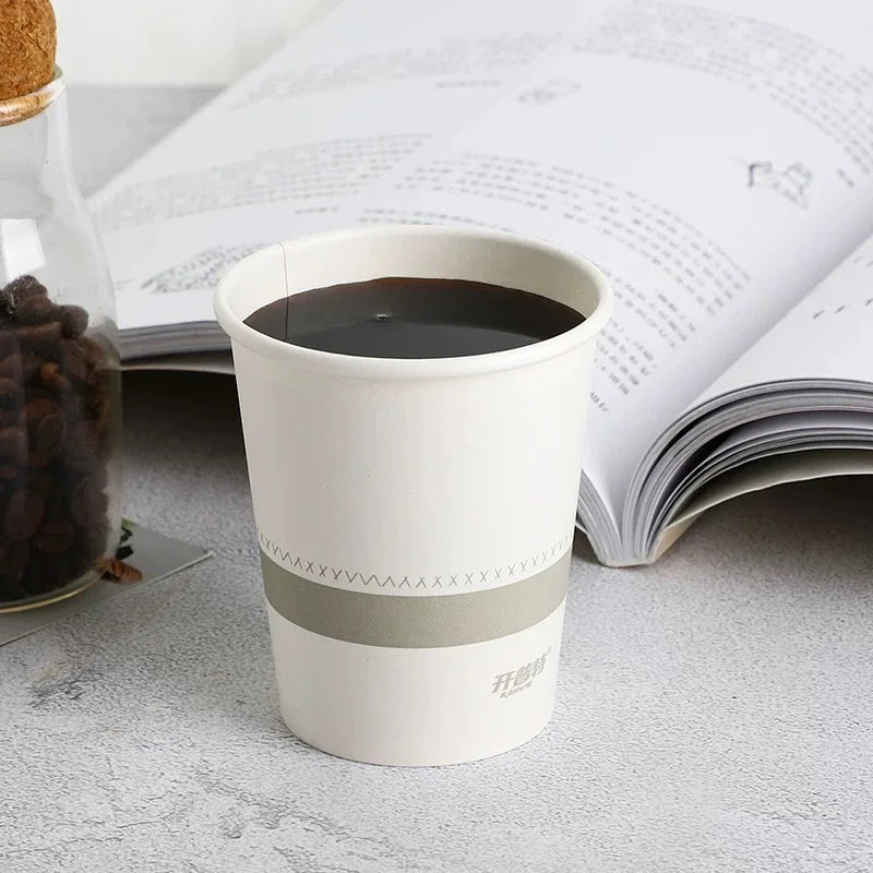 100pcs 250ml 9oz paper cups Personalized Custom，Company logo cups printing，Event Party Cups，Disposable Cup Custom，logo Custom