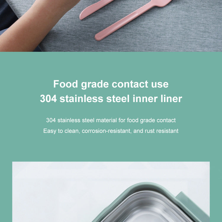 Stainless Steel Lunch Box Bento Double Layer Box Student Office Worker Food Container Microwae Heating Lunch Food Storage Box