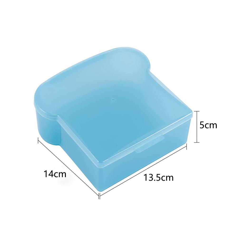 Lunch Container Wide Application Sandwich Case Plastic Storage  Practical Sushi Dessert Food Storage Box