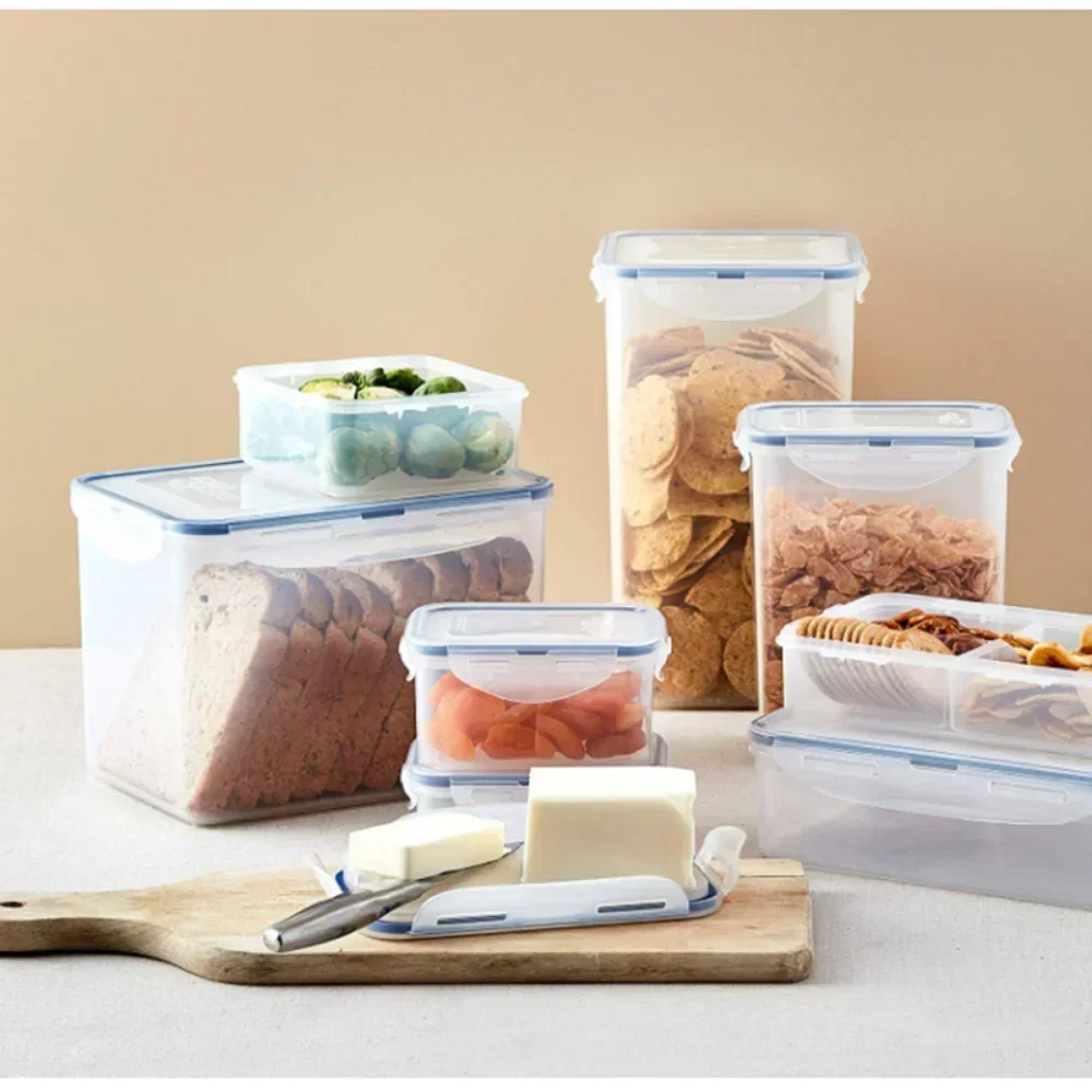 Food Containers with Lids Meal Prep Airtight Food Storage Lunch Containers BPA Free Refrigerator Fresh Keeping Box
