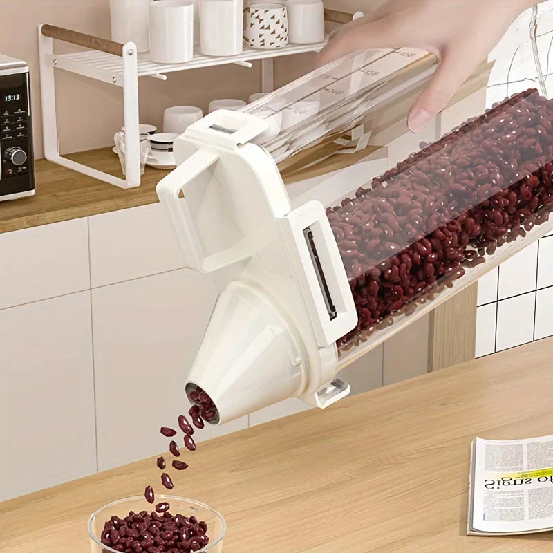 1PC sealed storage container 2.5L portable food storage box with lid suitable for storing grains, flour, rice in the kitchen