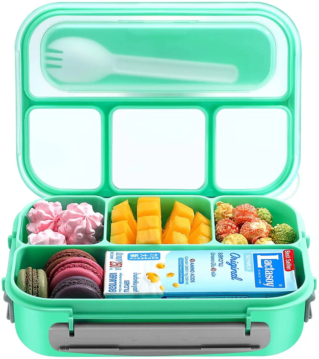 Lunch Box,Lunch Containers for Adults Kids Toddler,1.3L-4 Compartment Bento Box,Microwave/Dishwasher/Freezer Safe
