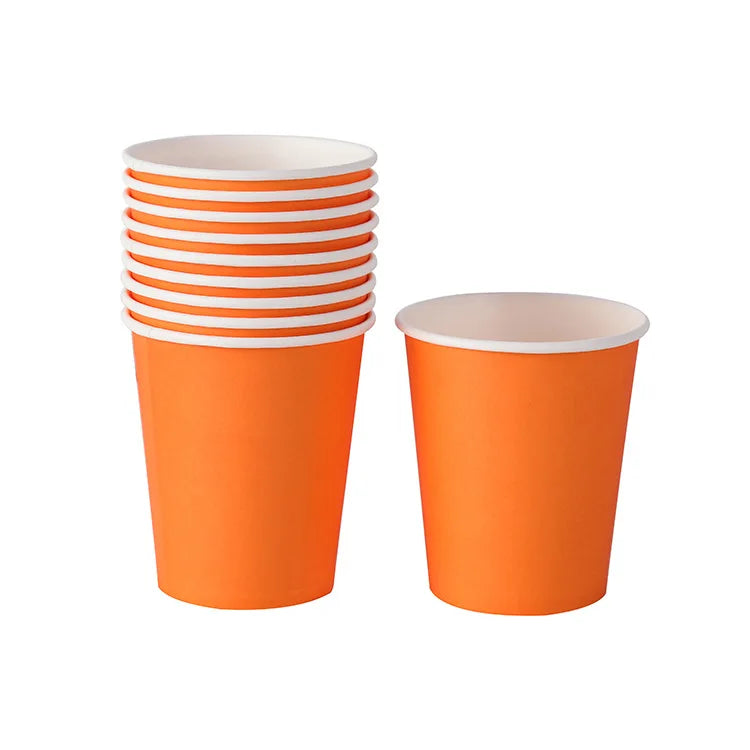 Paper Cups 250ml Family Party Supply Children Birthday Party Decorations Kids Party Supplies Cups Disposable Tableware Sets Cups