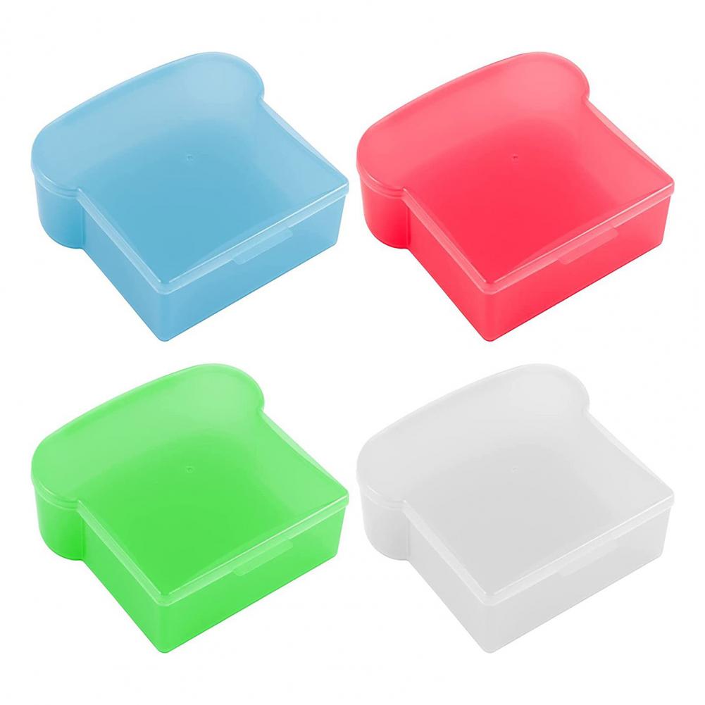Lunch Container Wide Application Sandwich Case Plastic Storage  Practical Sushi Dessert Food Storage Box