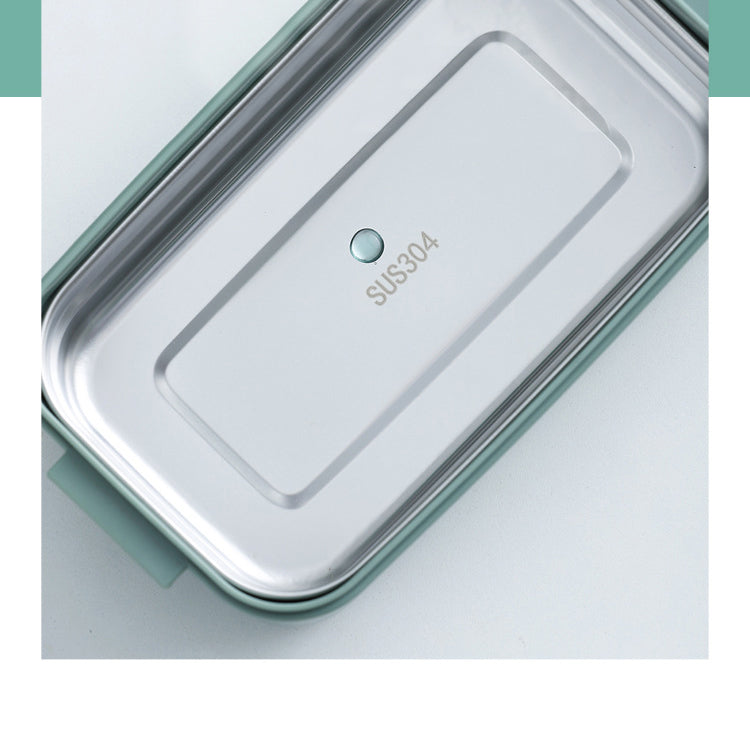 Stainless Steel Lunch Box Bento Double Layer Box Student Office Worker Food Container Microwae Heating Lunch Food Storage Box